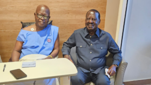 Read more about the article Raila sees the ailing elderly bishop who helped him flee into exile